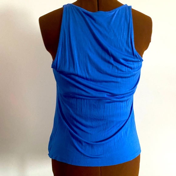 💙BANANA REPUBLIC 💙Blue Sleeveless blouse in Large! Like new condition! - Picture 7 of 11
